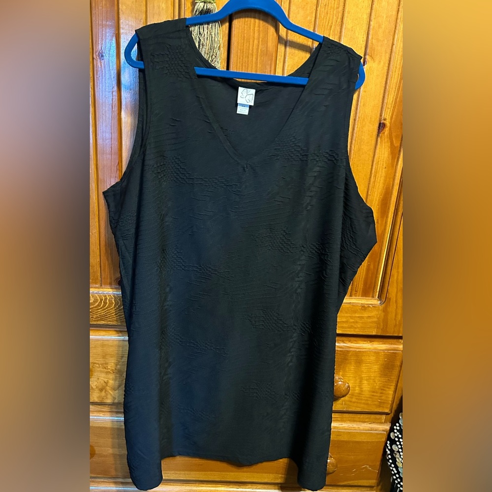 Stretch Brand size 4X Black light weight cool dress